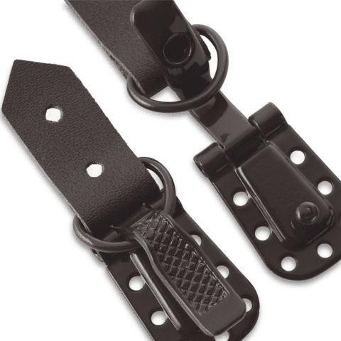 Clips voor bonthaken bruin