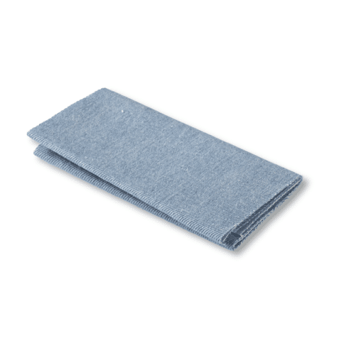 Verstelstuk jeans (opstrijkbaar) 12 x 45 cm lichtblauw