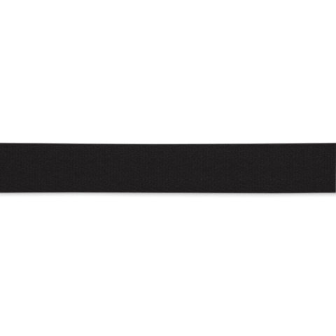 Katoenband sterk 15 mm zwart