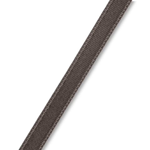 Satijnlint 6 mm donkerbruin