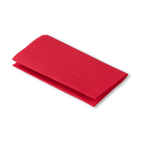 Verstelstuk CO (opstrijkbaar) 12 x 45 cm rood