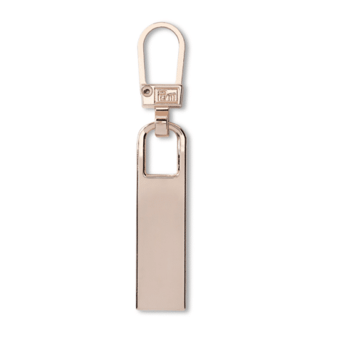 Fashion zipper messing