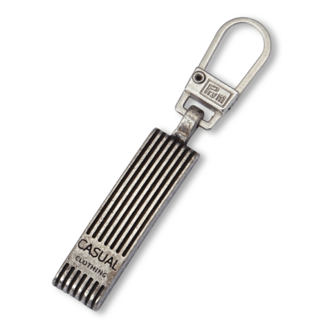 Fashion-Zipper Casual oudzilver