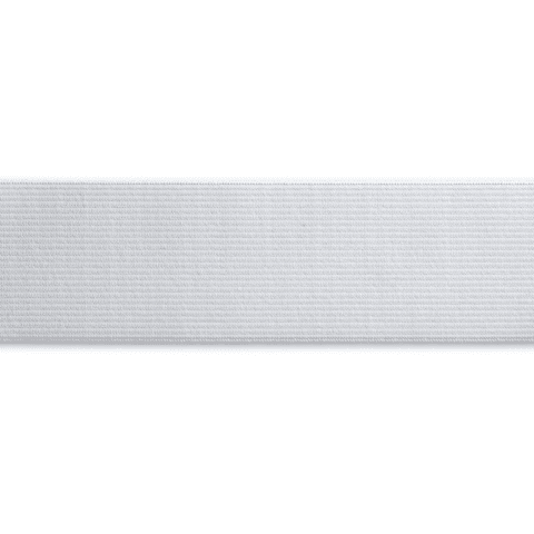 Band-elastiek zacht 40 mm wit