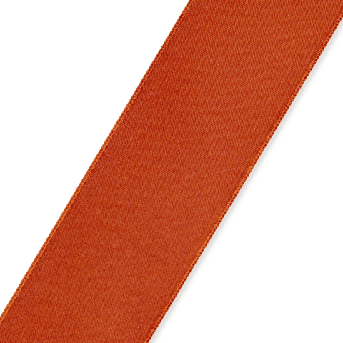 Satijnlint 38 mm oranje
