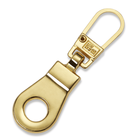Fashion-Zipper Ring goudkleurig