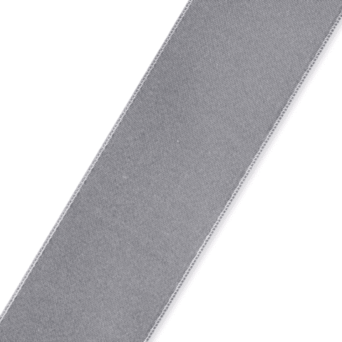 Satijnlint 38 mm grijs