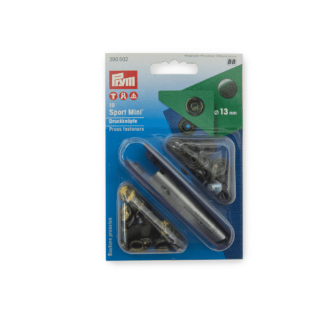 Naaivrijdrukknopen SPORT MINI MS 13 mm gebronsd