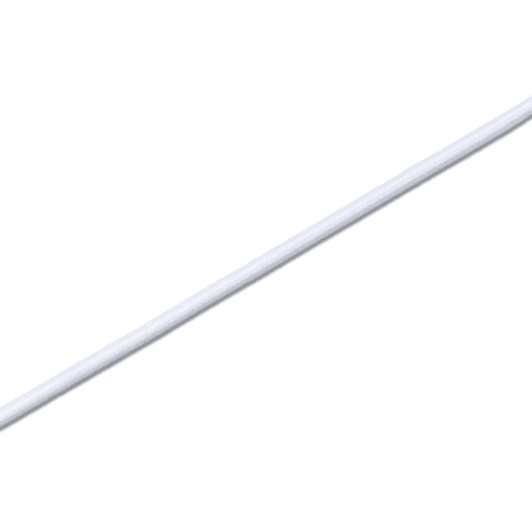 Elastische koord 2,5 mm wit