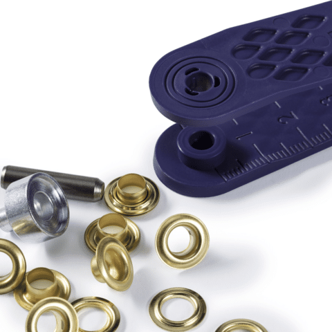 Ringen met schijven MS 5,0 mm goudkleurig