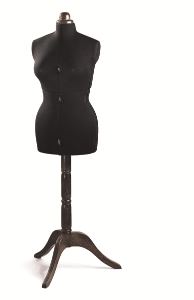 Paspop Lady Valet B 40-48 zwart