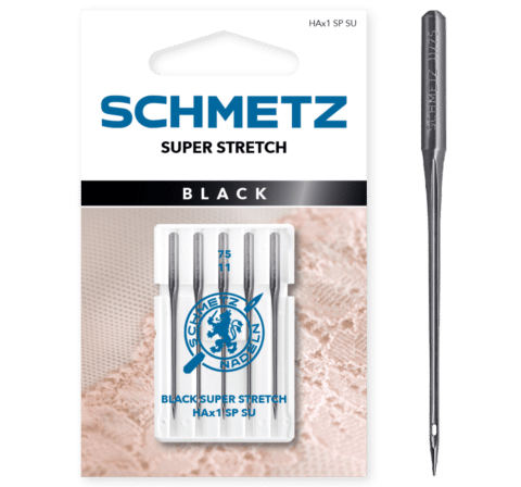Schmetz 5 stuks Super Stretch naald Black 75/11
