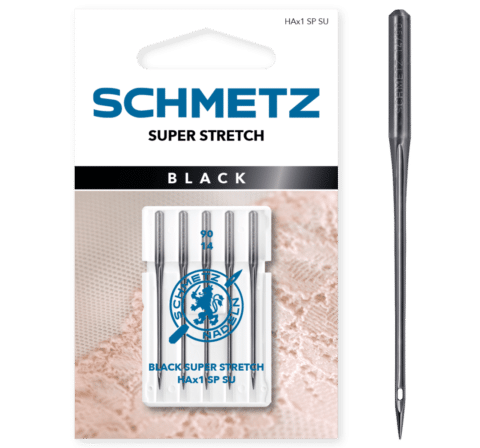 Schmetz 5 stuks Super Stretch naald Black 90/14