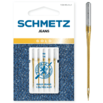 Schmetz 5 stuks Jeans naald Gold 90/14