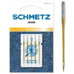 Schmetz 5 stuks Jeans naald Gold 100/16