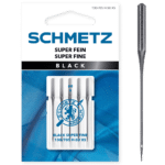 Schmetz 5 stuks Superfijne naald Black 60/8