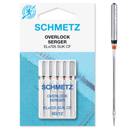 Schmetz 5 stuks Overlock naald 80/12