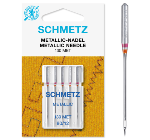Schmetz 5 stuks Metallic naald 80/12
