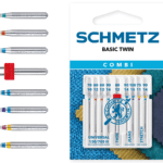 Schmetz 9 stuks Basic Twin Combi box.