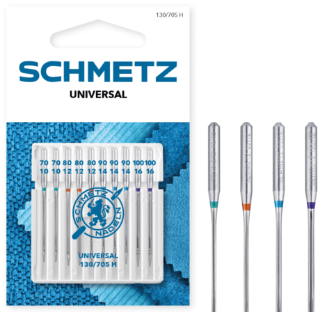 Schmetz 10 stuks Universal naald assorti 70/10-100/16