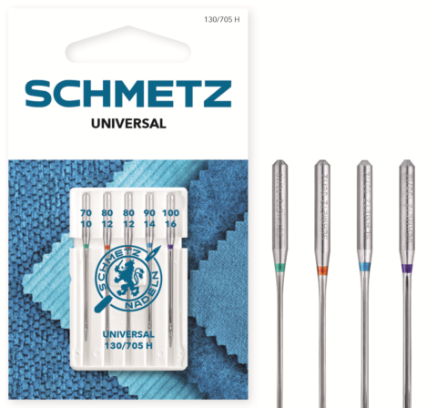 Schmetz 5 stuks Universal naald assorti 70/10-100/16