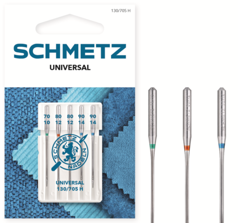 Schmetz 5 stuks Universal naald assorti 70/10-90/14