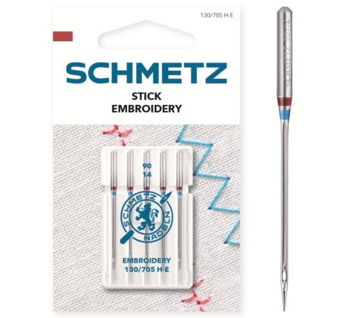 Schmetz 5 stuks Borduur naald 90/14