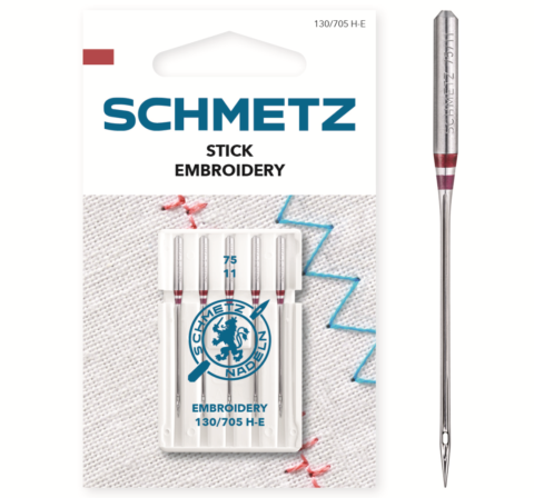 Schmetz 5 stuks borduur naald 75/11