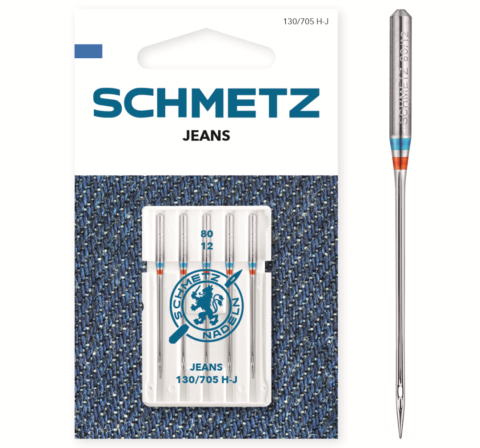 Schmetz 5 stuks Jeans naald 80/12