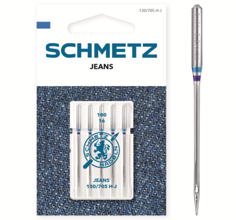 Schmetz 5 stuks Jeans naald 100/16