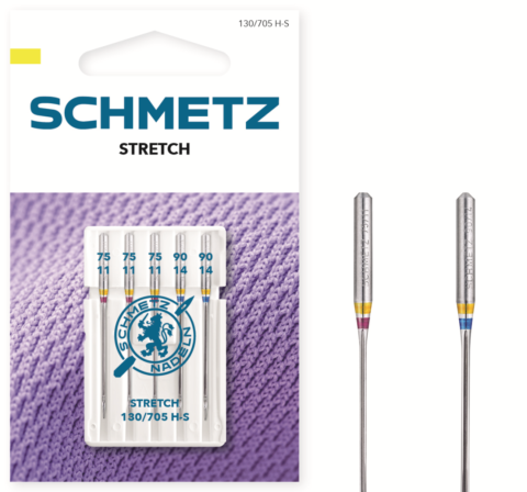 Schmetz 5 stuks Stretch naald assorti 75/11- 90/14