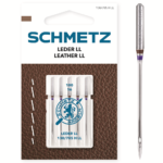 Schmetz 5 stuks Leer naald 100/16