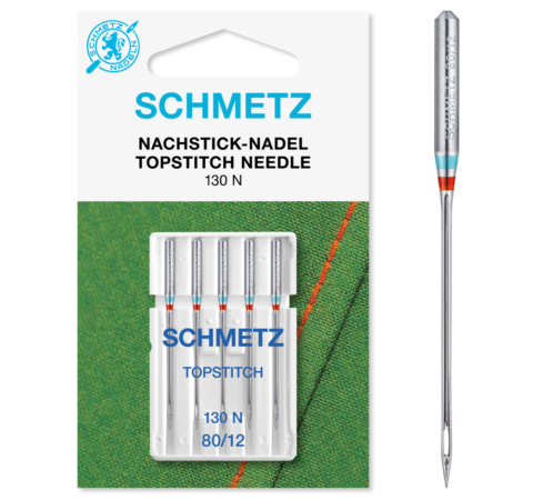 Schmetz 5 stuks Topstich naald 80/12