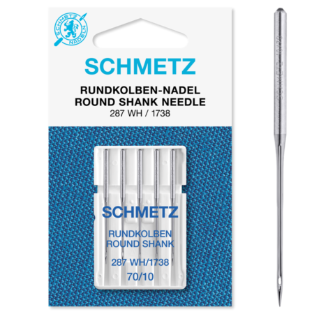 Schmetz 5 stuks Rondkolf naald 70/10
