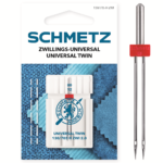Schmetz 1 stuk Universal tweeling naald 2.0-80/12