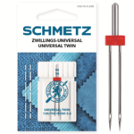 Schmetz 1 stuk Universal tweeling naald 3.0-90/14