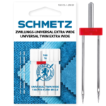 Schmetz 1 stuk Universal tweeling naald 6.0-100/16