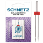 Schmetz 1 stuk Stretch tweeling naald 2.5-75/11