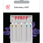 Pfaff 5 stuks Borduurnaald assorti 80/12-90/14