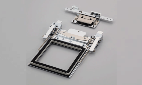 Klemframe 100 x 100 mm en arm 'd'